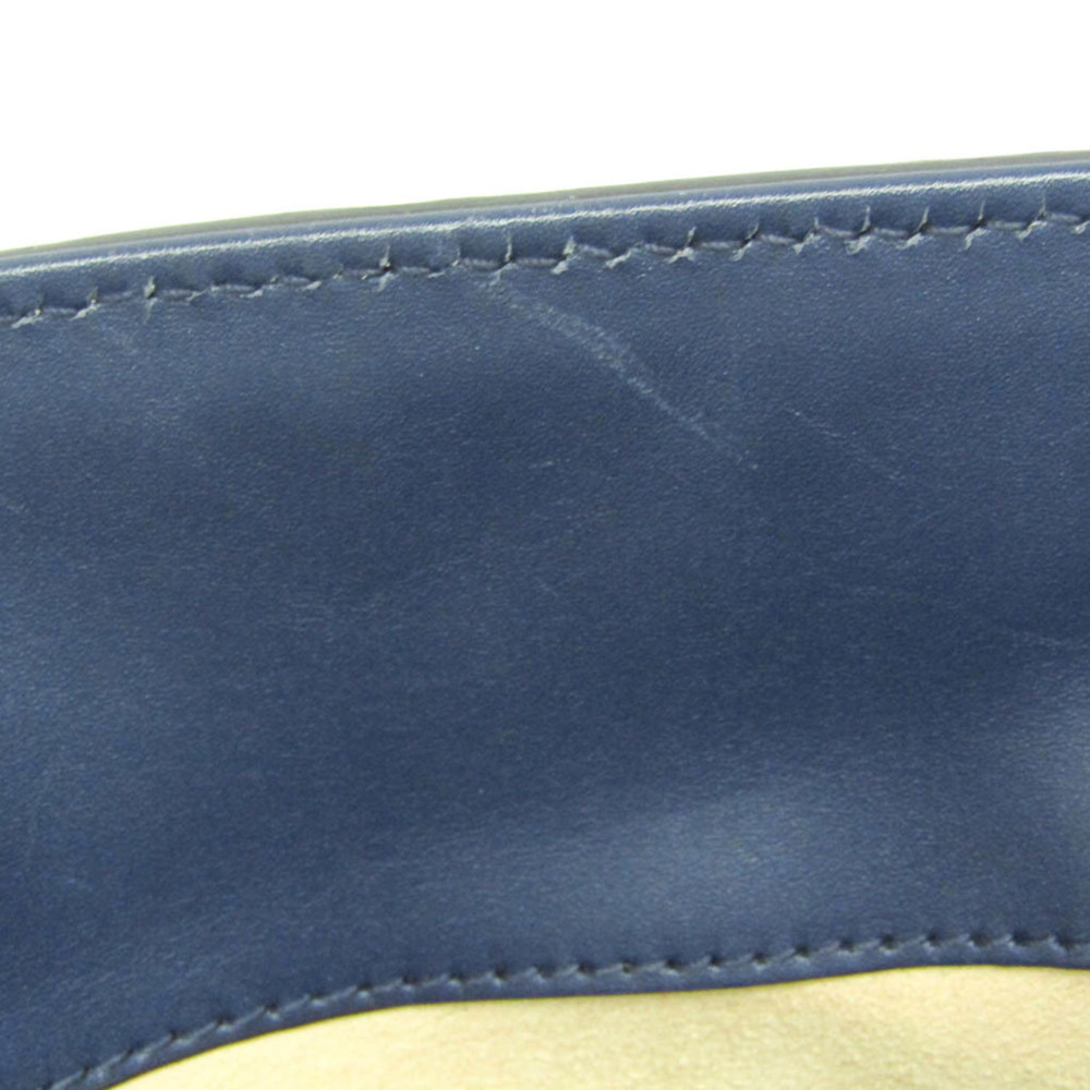 GUCCI Authentic Blue Leather Shoulder Bag - Picture 12 of 16
